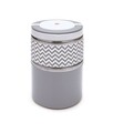 Caserola termica dubla Lunchbox, Iris Barcelona, 900 ml, pereti dubli, inox/polipropilena, gri