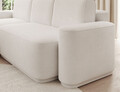 Coltar extensibil stanga 4 locuri ELTAP, Aurumm, 285x180x92 cm, lemn/poliester, alb