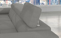 Coltar extensibil stanga 4 locuri ELTAP, Armd-364, Armando, 289x203x85 cm, lemn/poliester, gri