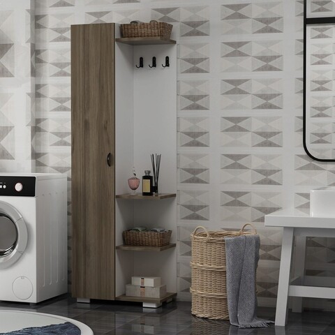 Dulap multifunctional, Olivia, Flexi, PAL, Nuc / Alb mezoni.ro