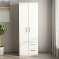 Dulap pentru haine, Inarch, Merlin 2, Alb