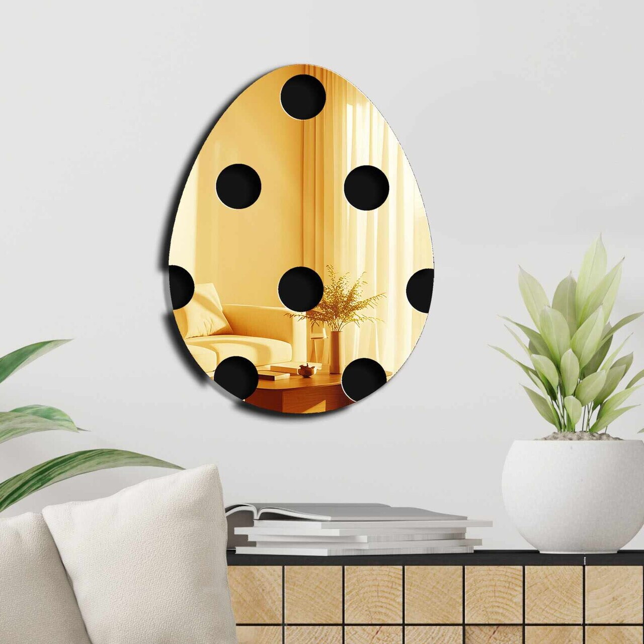 Oglinda decorativa, EAS003GOLD, Baza din 100% EVA (Grosime: 10 mm), Auriu — imaginea 3