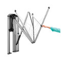 Cutie de protectie pentru uscator Wall Fix, Brabantia, Matt Steel, 18.8x18.4x109 cm, otel, argintiu