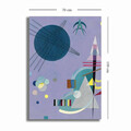 Tablou decorativ, 70100KANDINSKY023, Canvas, Lemn, Multicolor