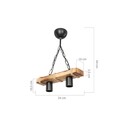 Lustra Ahsap, ASZ.1235, Squid Lighting, 34x44 cm, 60W