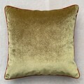 Set perne decorative	, Oliveco Pillow Set With İnsert, Polipropilena, Cupru / Verde / Măslin