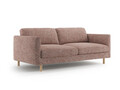Canapea 3 locuri, Eden, Micadoni, 173x92x90 cm, tesatura structurata, roz melanj