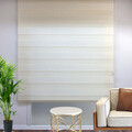 Jaluzea rulou zebra / roleta textila, Stor Pliseli Day & Night, 60x260 cm, poliester, crem