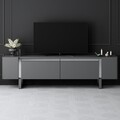 Comoda TV, Bexley, Yildiz, Antracit / Argintiu