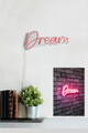 Decoratiune luminoasa LED, Dream, Benzi flexibile de neon, DC 12 V, Roz