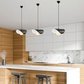 Lustra, Tatum, 584TTM2118, Metal, Alb/Negru