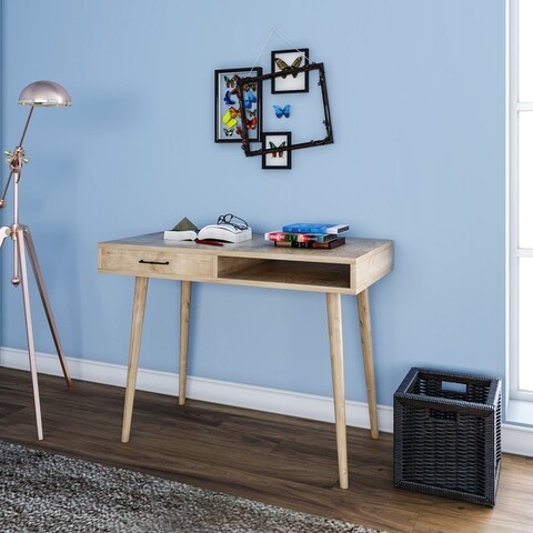 Birou Carmen, Kalune Design, 105x55x79 cm, bej Birouri