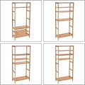 Raft de depozitare multifunctional Songmics, 60x26x130 cm, bambus, maro