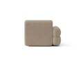 Modul canapea stanga 1 loc, Neo, Micadoni Home, 110x100x83 cm, tesatura Chenille Silencio, bej sand