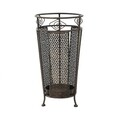 Suport pentru umbrele Antique, InArt, 25x25x50 cm, metal, bronz
