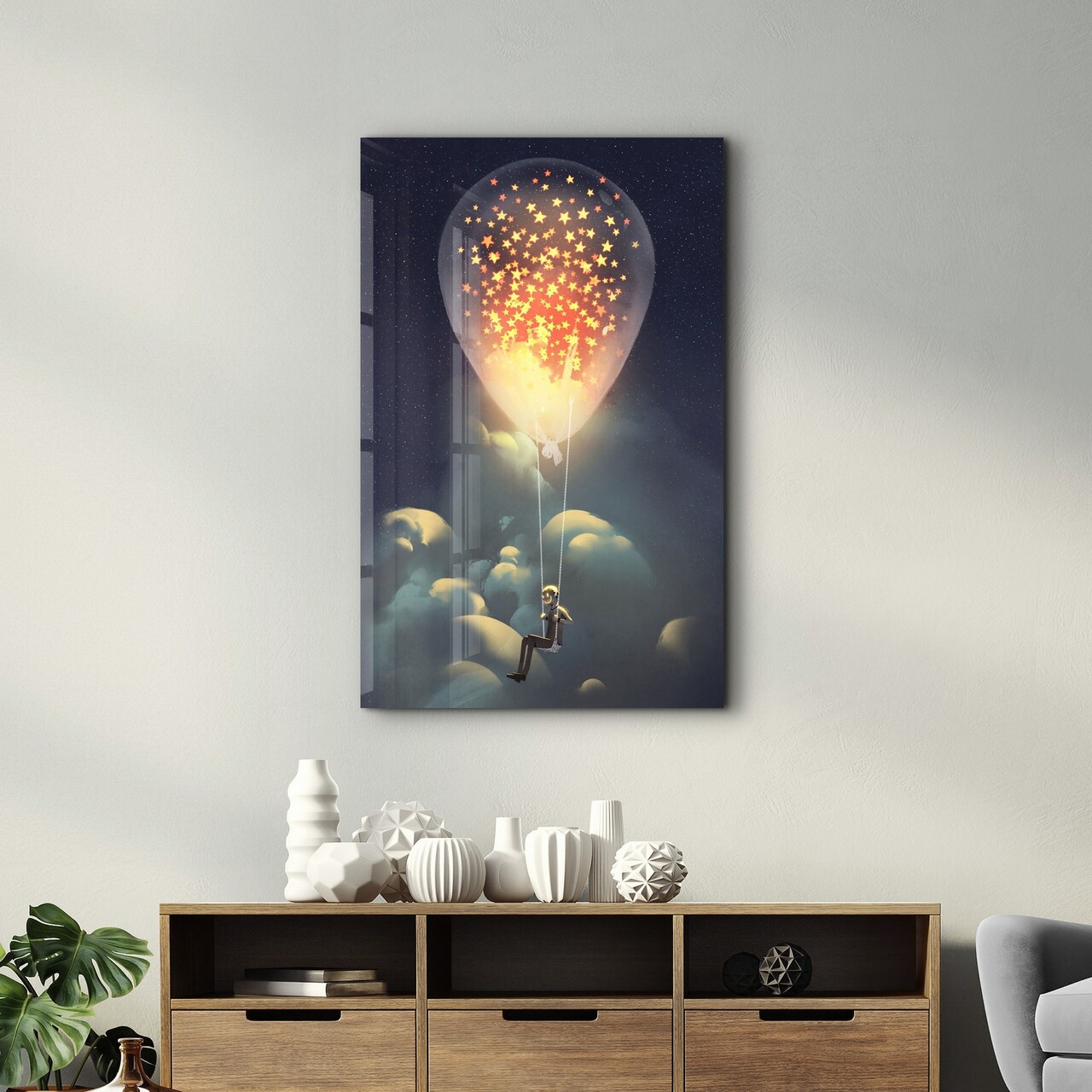 Tablou decorativ, CAM-4035, Dimensiuni: 46 x 72 cm, Multicolor - view 4