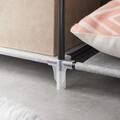 Dulap textil pentru haine Vasagle, 80x45x168 cm, 6 compartimente, material netesut/metal, gri