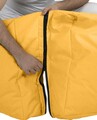 Fotoliu extensibil, Siesta, Ferndale Bean Bag, 55 - 180 cm, poliester impermeabil, galben