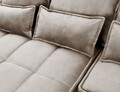 Coltar extensibil stanga 4 locuri ELTAP, LT-20REL, Campo, 265x196x88 cm, lemn/poliester, bej deschis