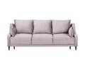 Canapea extensibila, Freesia, Mazzini Sofas, 3 locuri, cu lada de depozitare, 215x94x90 cm, catifea, lavanda