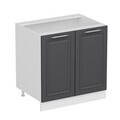 Dulap pentru bucatarie, Hanah Home, Minar, 80x87x58 cm, Alb / Antracit