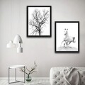 Set 2 tablouri decorative, White Horse Set, PAL, Hartie, Multicolor