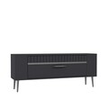 Comoda TV, Olivia, Retrolp1, Antracit / Argintiu