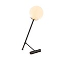 Lampa de masa, Tatum, 584TTM1716, Metal, Alb/Negru