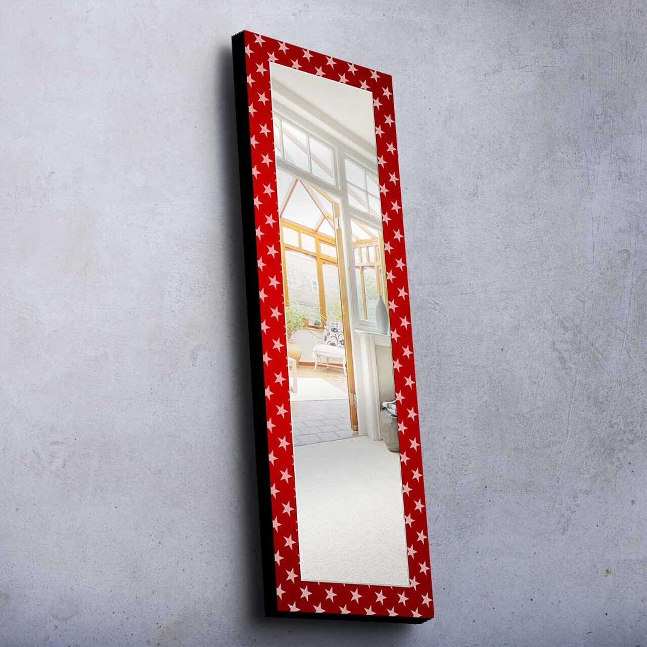 Oglinda decorativa, 40120MA-058, Cadru din lemn de pin (grosime: 27 mm), Multicolor — imaginea 2