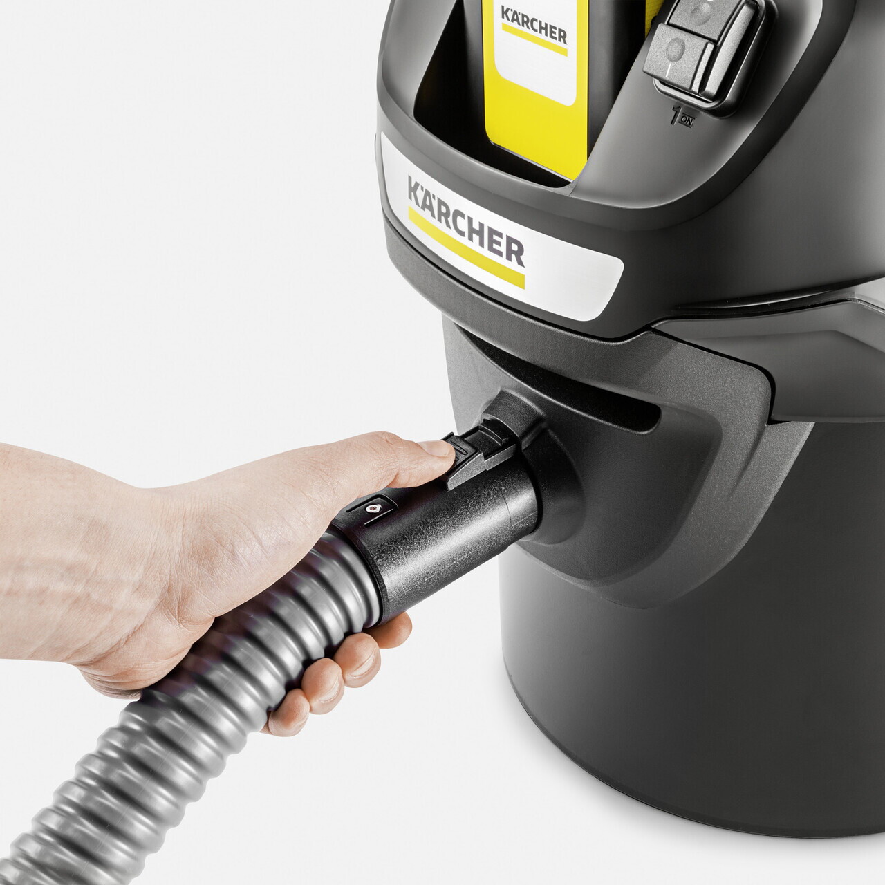 Aspirator cenusa cu acumulator AD 2 Battery Set, Karcher, negru — imaginea 5