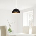 Lustra Sivani MR - 721, Opviq, 30 x 111 cm, 1 x E27, 40W, negru/auriu