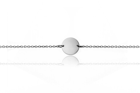 Bratara, Emily Westwood, Silver Rounded, inox, argintiu