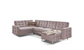 Coltar extensibil reversibil 5 locuri ELTAP, AsdU-12, Asgard, 326x202x93 cm, lemn/poliester, roz