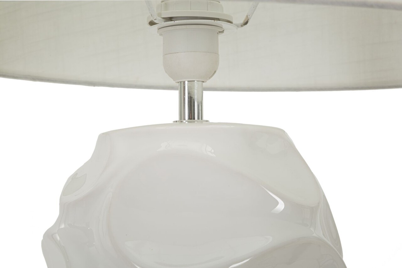 Lampadar Warsaw, Mauro Ferretti, 1 x E27, 40W, 45x83 cm, ceramica/fier, alb