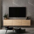 Comoda TV, Inarch, Neon, 160x35x32 cm, Maro