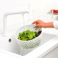 Uscator salata, Brabantia, Tasty+, 25x16 cm, plastic, verde jad