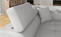 Coltar extensibil stanga 4 locuri, ELTAP, Anton, 272x203x85 cm, lemn/poliester, gri deschis/negru