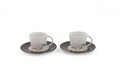Set de cafea Kutahya Porselen, TL04KT43011910, 4 piese, portelan