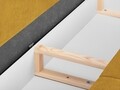 Canapea extensibila, Lilas, Mazzini Sofas, 3 locuri, cu lada de depozitare, 215x94x90 cm, catifea, galben
