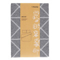 Lenjerie de pat Felix Grey, Homla, 200x220 cm, bumbac, gri/alb