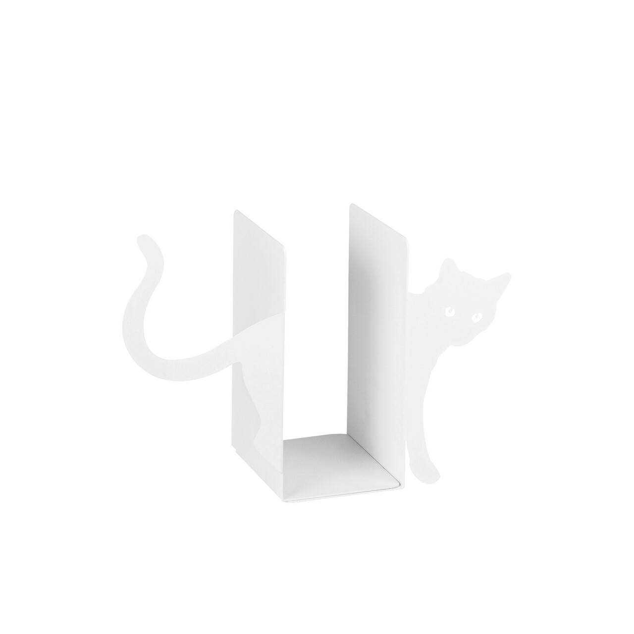 Opritor de carti, Kitap tutucu 5, 35x14x22 cm, Metal, Alb - 2 | YEO
