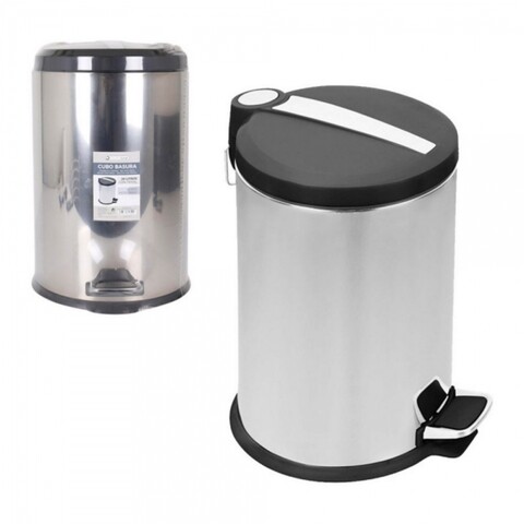 Cos de gunoi confortime, 20l, 29x29x44 cm, inox, argintiu