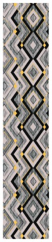 Traversa pentru hol Sartre, Decorino, 67x250 cm, poliester, multicolor
