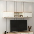 Comoda TV, Hanah Home, Marlo, 183x34x31 cm, Coș adânc
