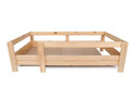 Patut pentru copii Baby Nest, Dekzy, Plus 105, 196x96x55 cm, Stejar