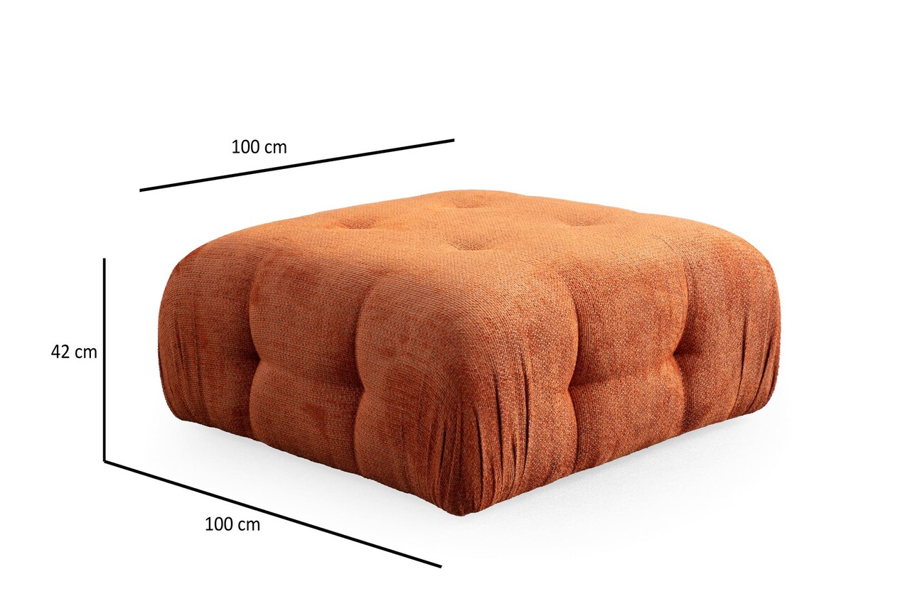 Bancheta, Atelier del Sofa, 560ARE4152, Lemn de fag / PAL, Portocaliu