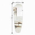 Oglinda Cheval, Siam, Reos, 40x120x2.2 cm, MDF , Transparent