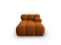 Sezlong living dreapta 1 loc, Bellis-51, Micadoni Home, 155x94x70 cm, catifea, teracota