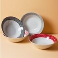 Bol Galaxy, Ambition, portelan, 18 cm, gri inchis