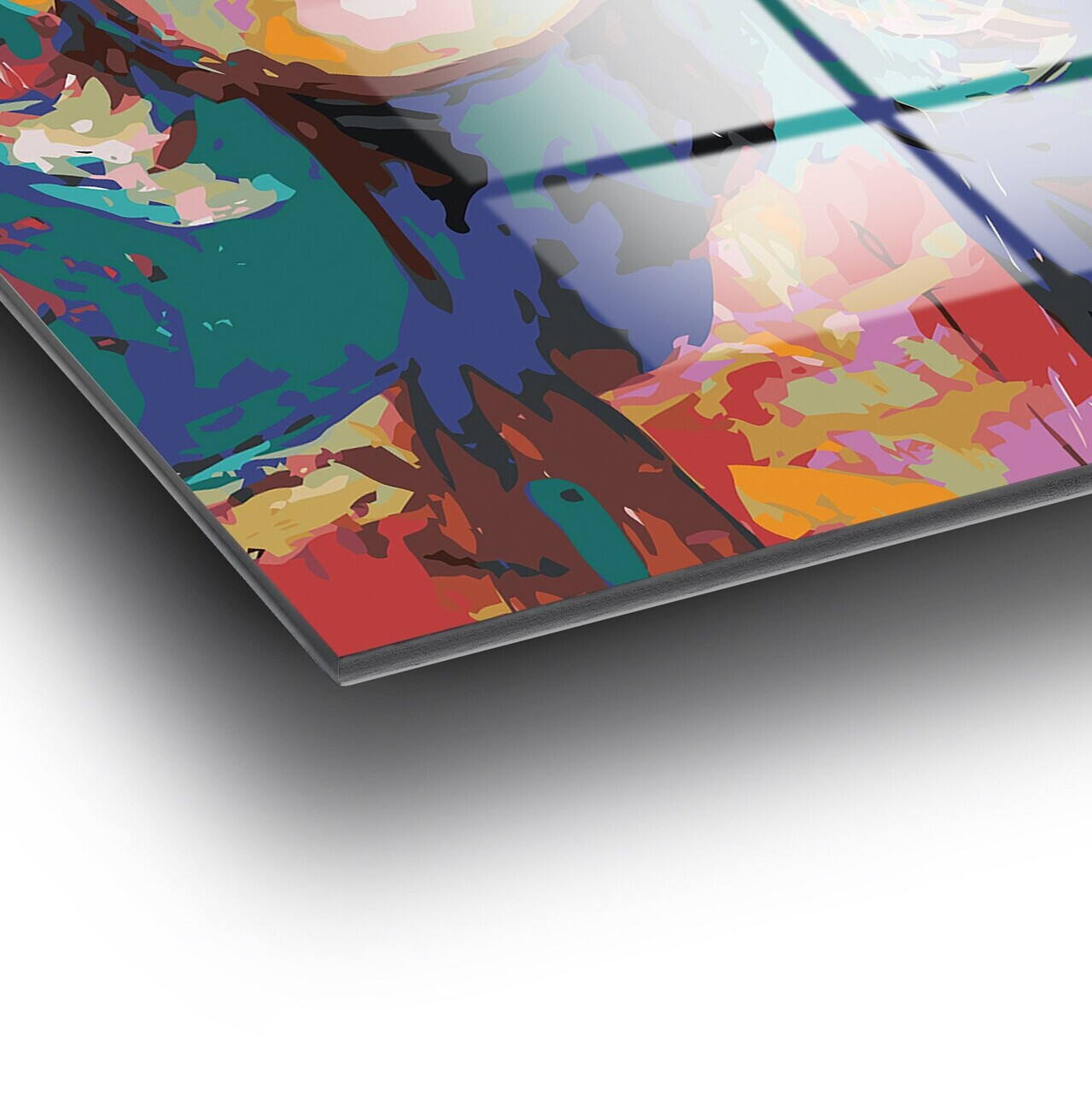 Tablou decorativ, UV-793 70 x 100, 70 x 100 cm, Multicolor — imaginea 8